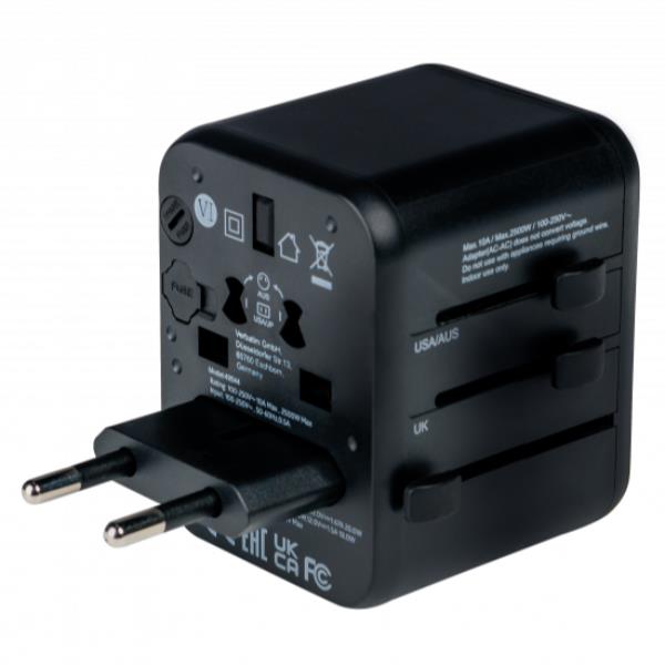 Cargador universal Verbatim uta - 02 20w