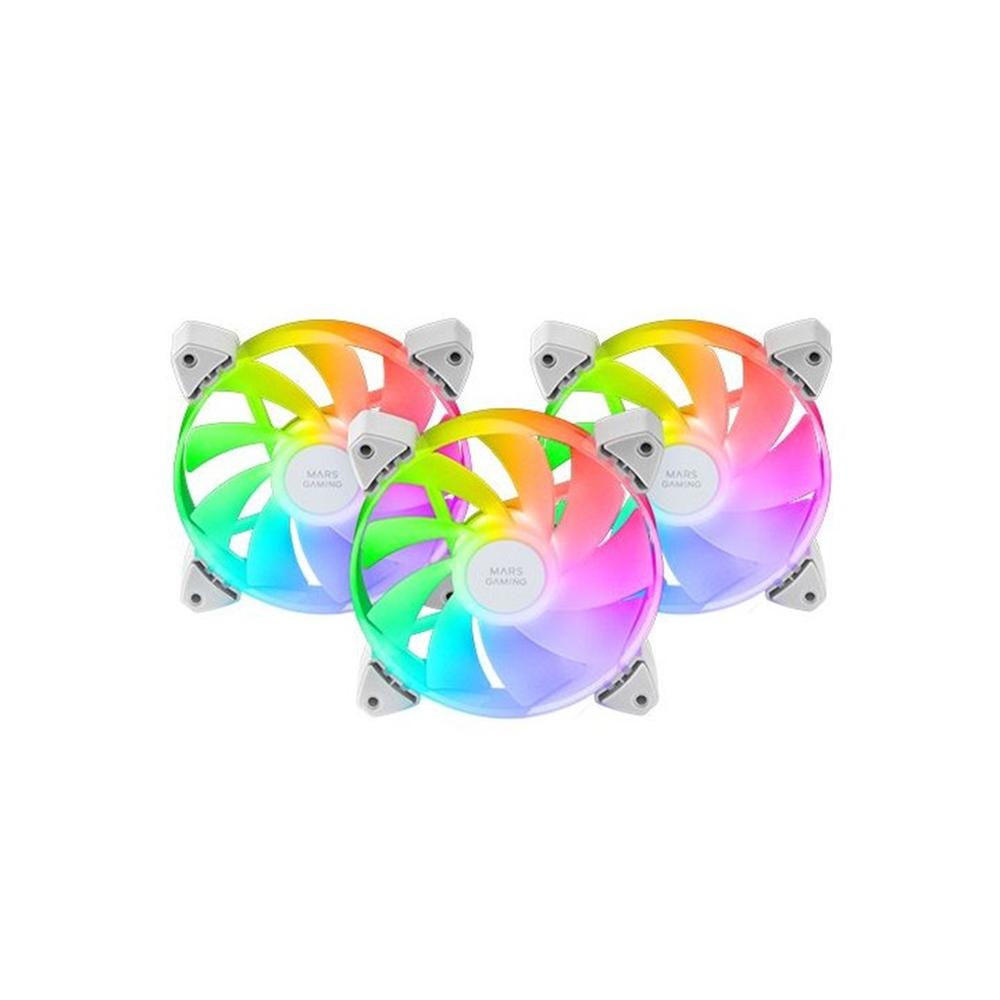 Ventilador mars gaming mf - 3ar argb 3x