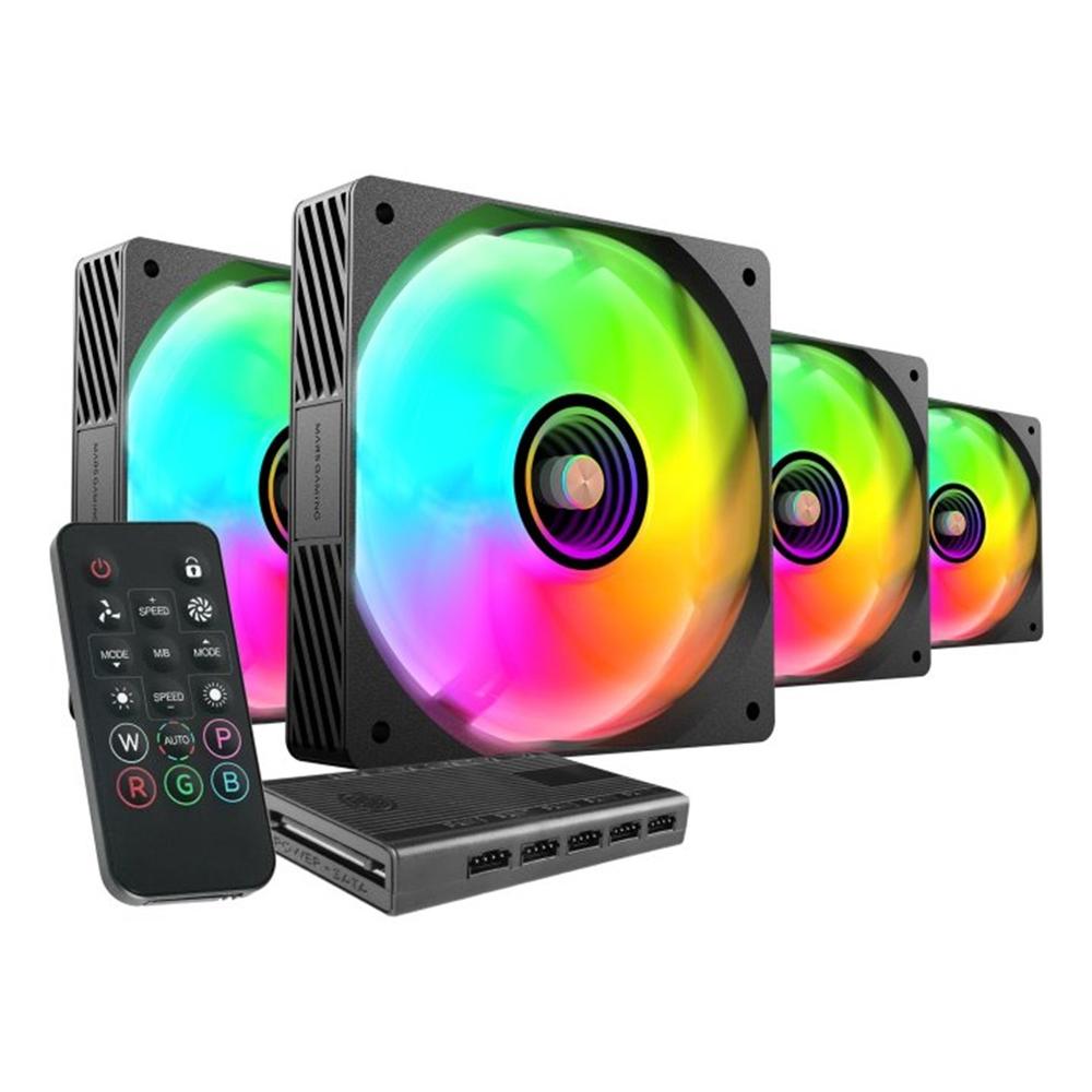 Ventilador mars gaming mf3dprokit argb 4x