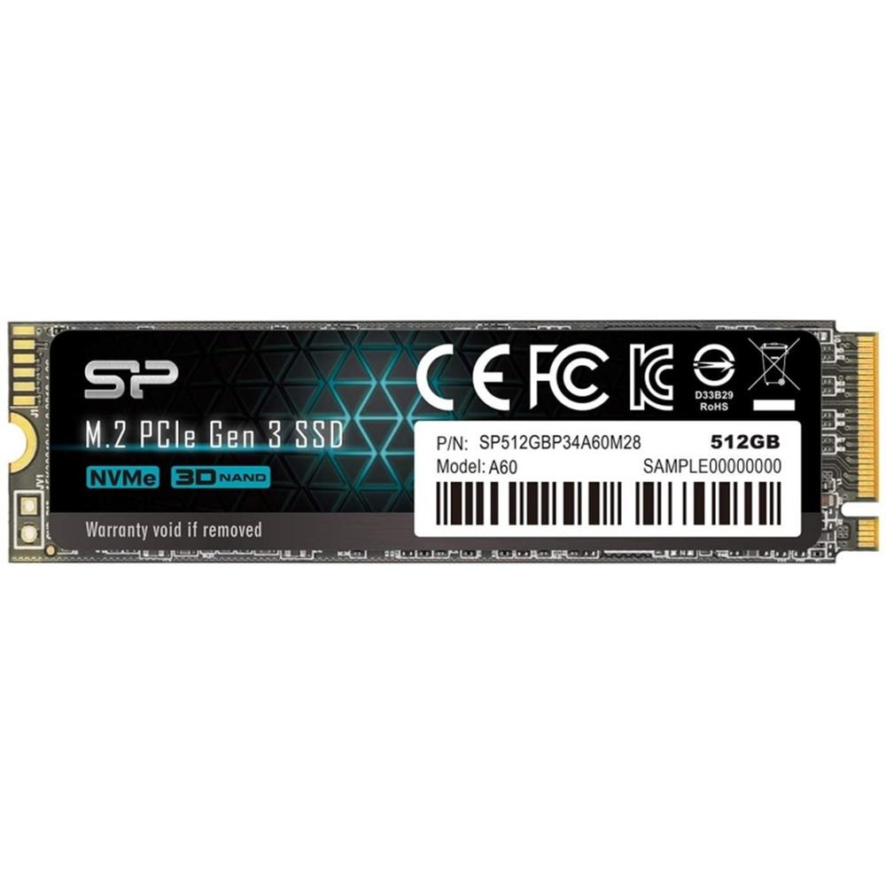 Disco duro interno SSD silicon power p34a60 M.2 pci express