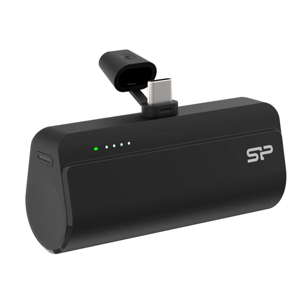 Powerbank silicon power qd50 5000mah USB tipo c negro