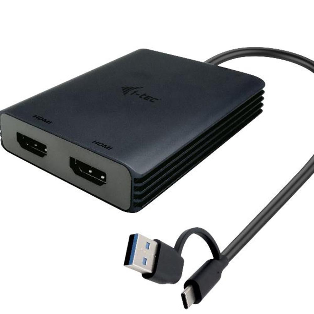 Adaptador USB tipo a - USB tipo c a HDMI i - tec macho - hembra · negro