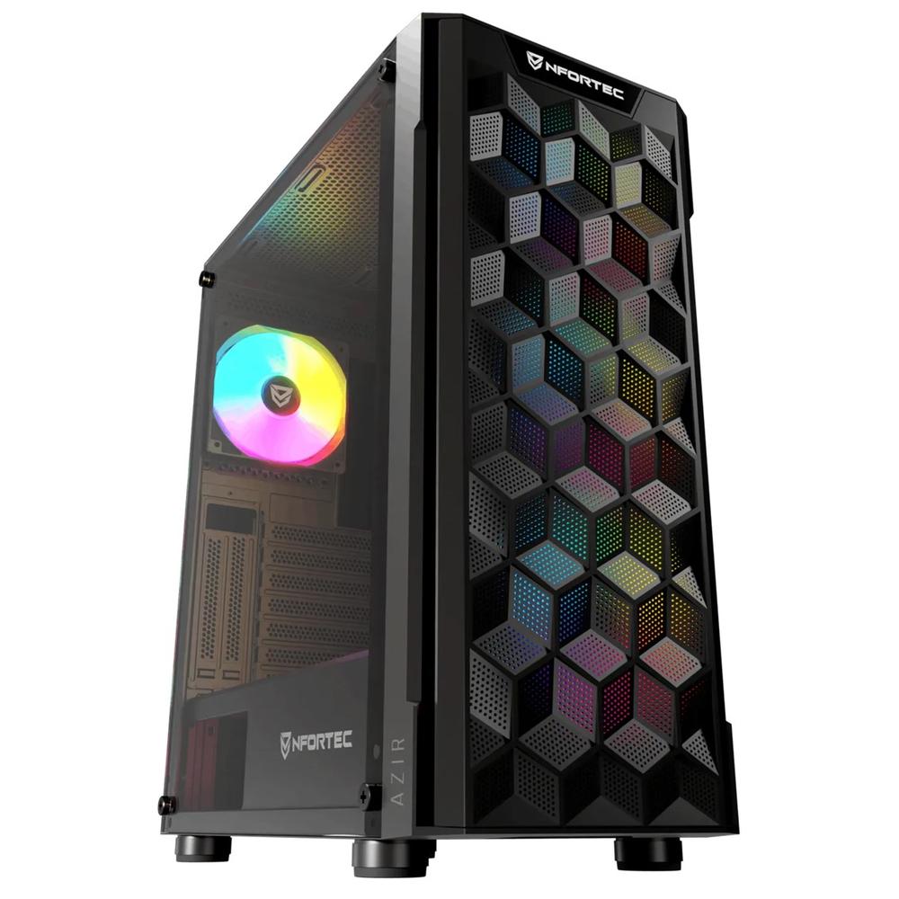 Caja ordenador gaming nfortec azir atx