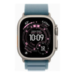 Smartwatch Apple watch ultra 3 GPS + cellular 49mm natural titanium case blue alpine loop · m
