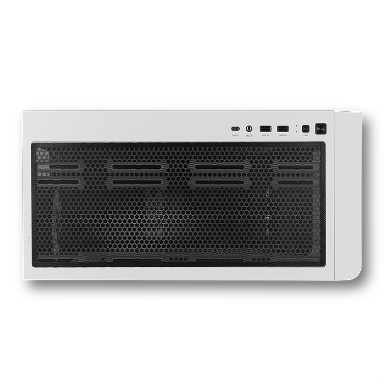 Caja ordenador gaming Nox hummer ether ATX argb cristal templado negro - blanco