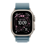 Smartwatch Apple watch ultra 3 GPS + cellular 49mm natural titanium case blue alpine loop · s