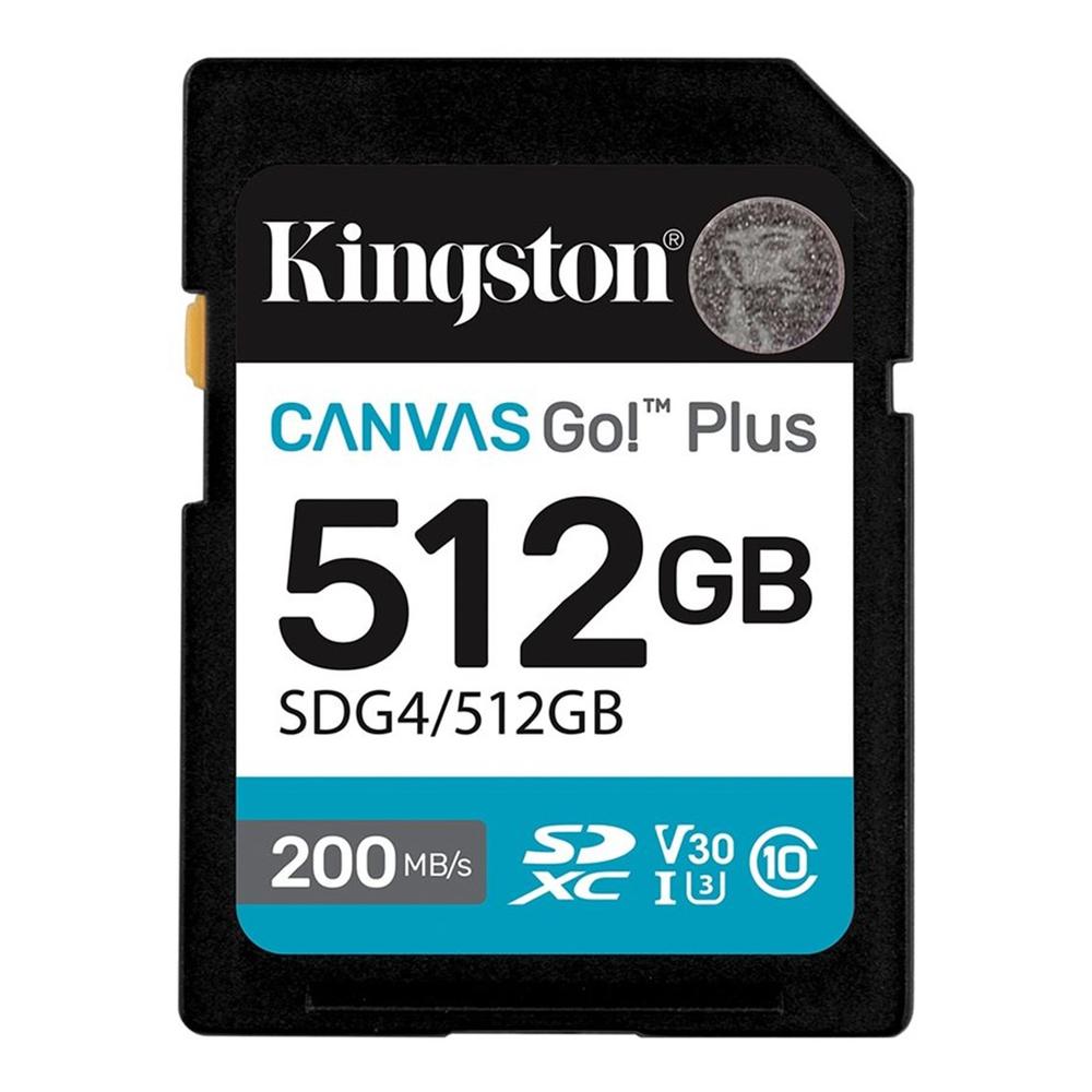 Tarjeta memoria sdxc 512gb kingston canvas