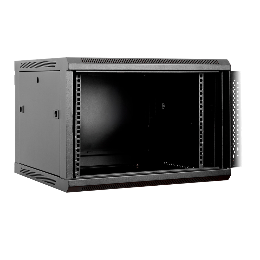 Armario rack mural 19 pulgadas Phasak pro 9u 600x450 desmontado (envio flat pack) (incluyen 2 vent bolsa tornilleria)pho