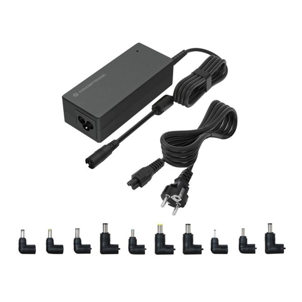 Cargador universal de portátil Conceptronic ozul08b10 90w automático 15v a 20v 10tips 6.0a