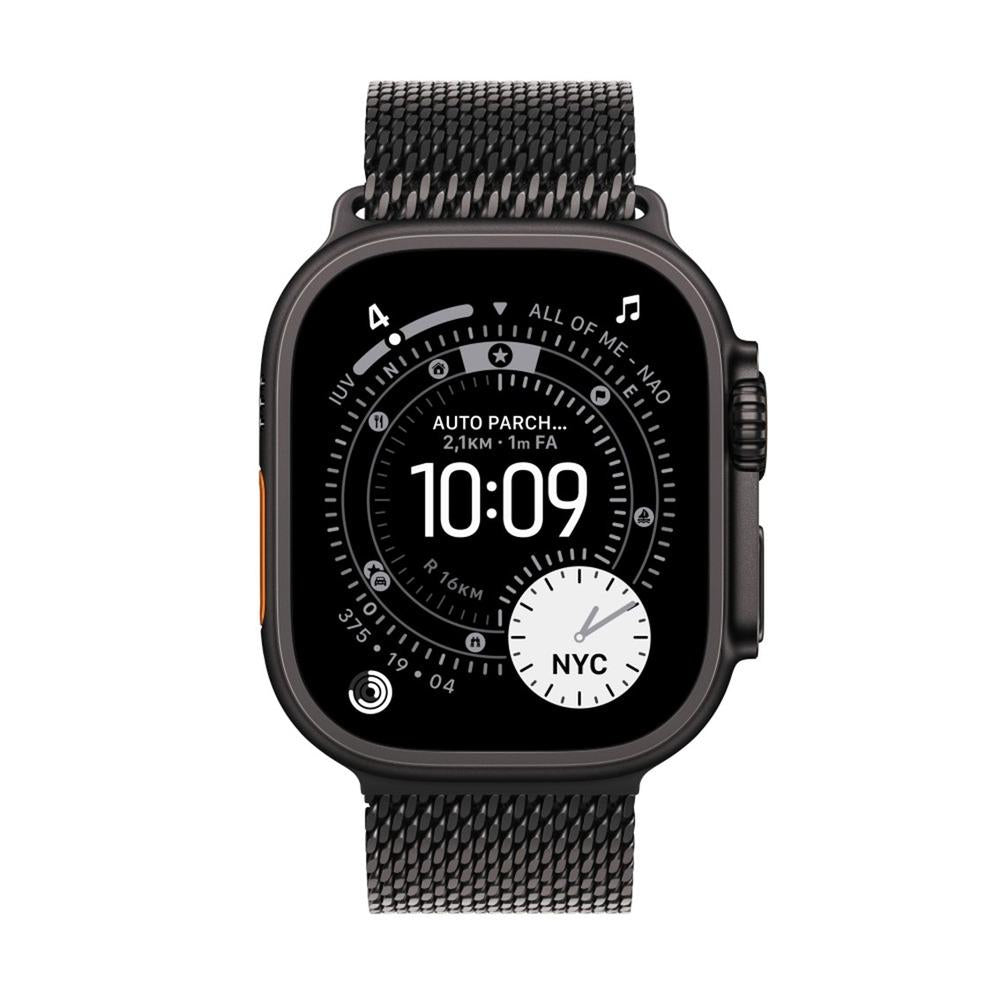 Smartwatch Apple watch ultra 3 GPS + cellular 49mm black titanium case black titanium milanese loop · m