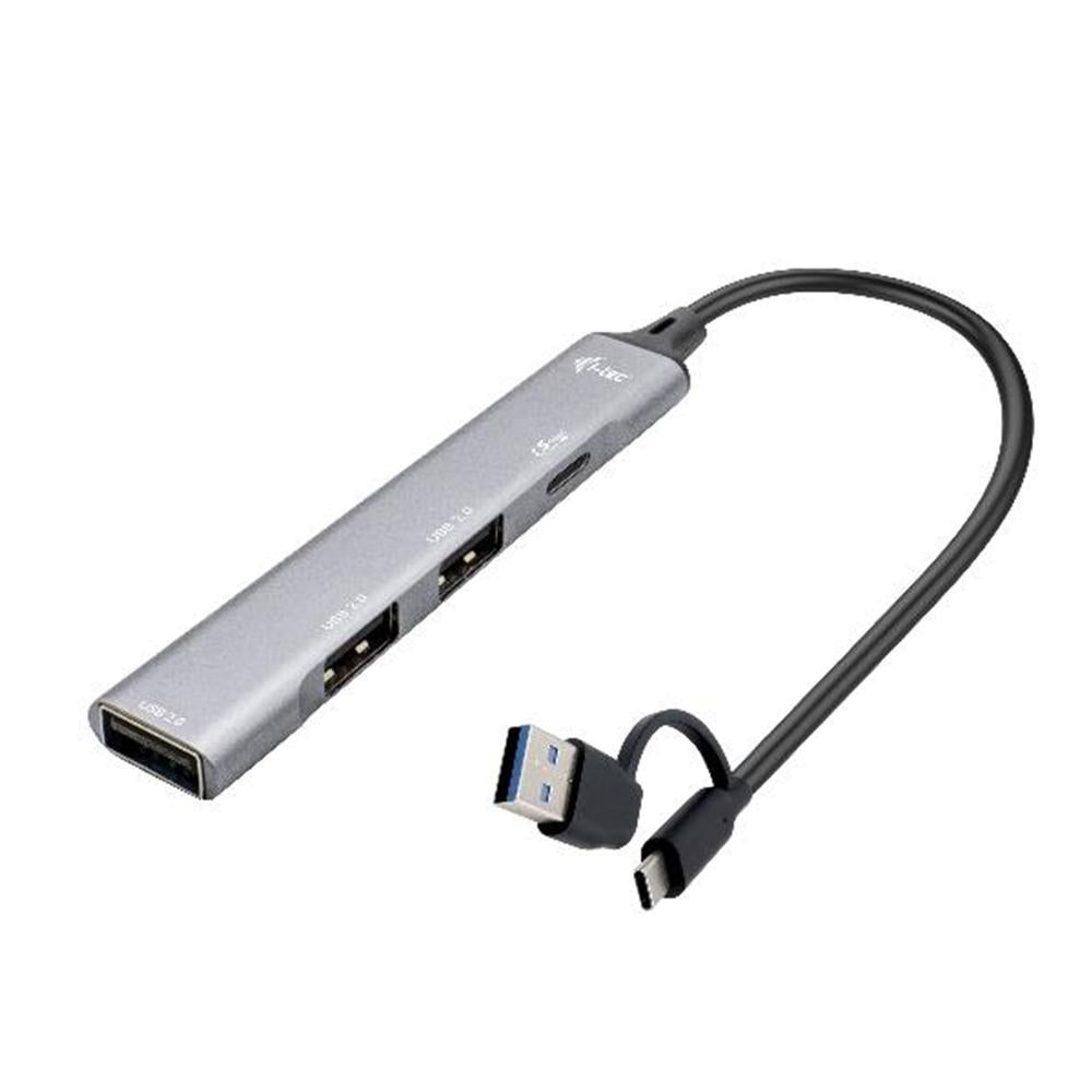 Hub i - tec USB tipo c - USB tipo a 4 en 1