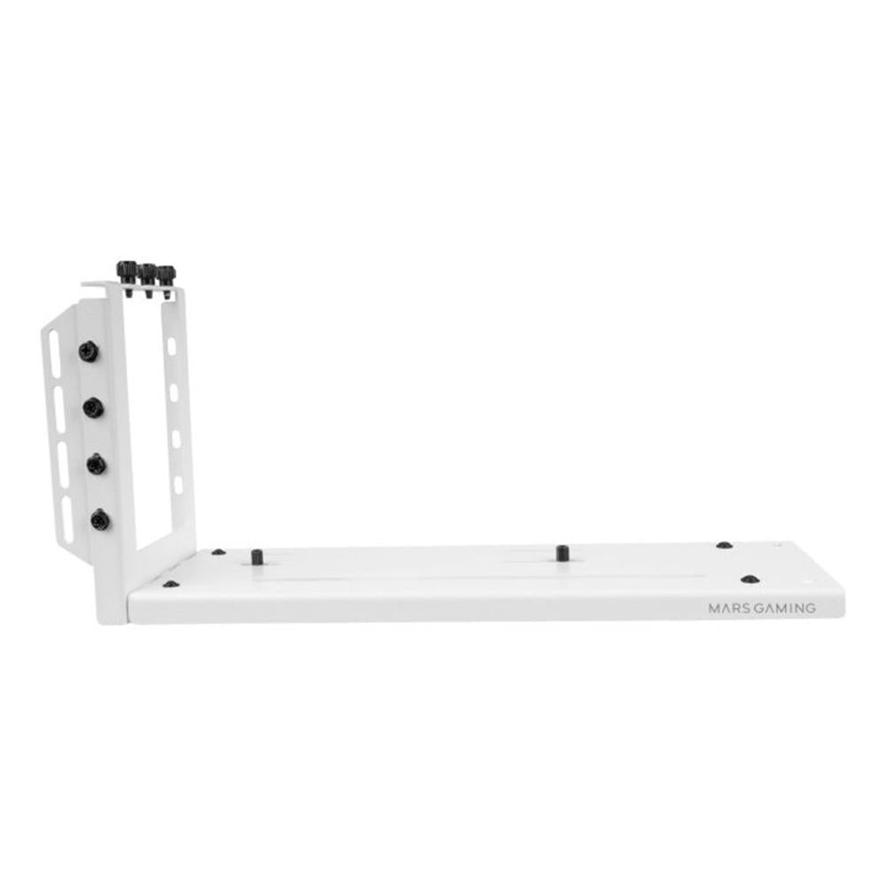 Kit montaje vertical para vga mars gaming mcagcvw base magnética 3 slots color blanco