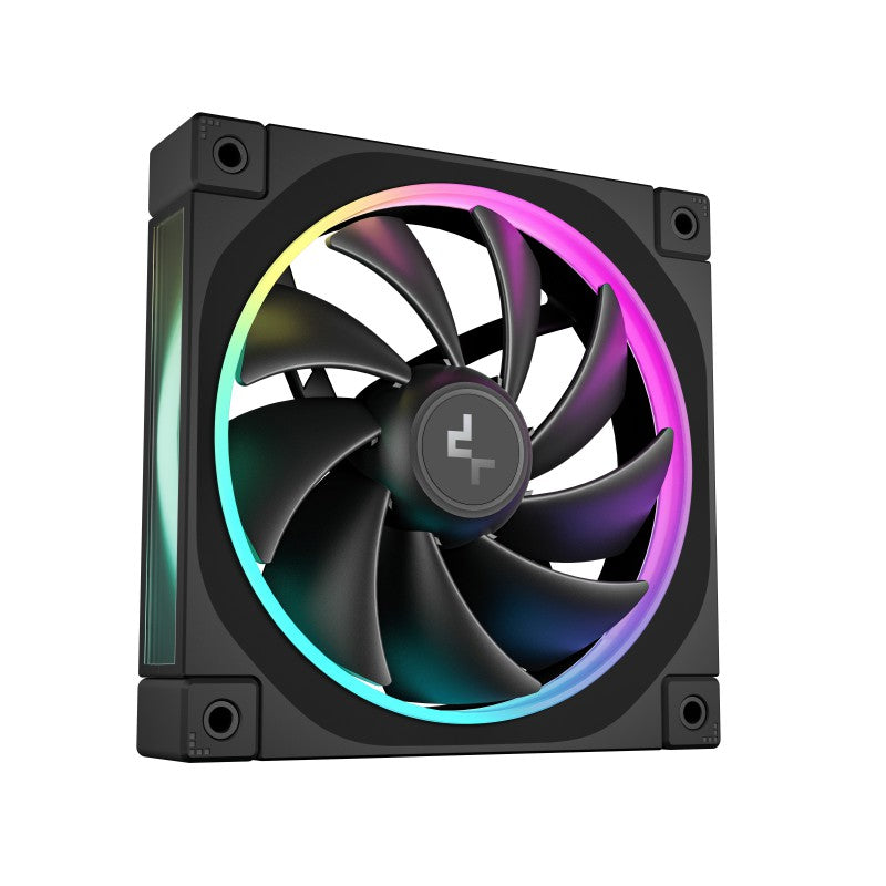 Ventilador caja Deepcool fl12 argb 120mm negro