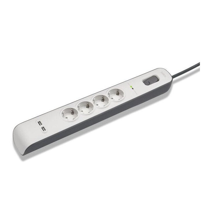 Regleta alimentacion Belkin bsv401vf2m - v2 4 tomas 2xusb proteccion sobretension cable 2m