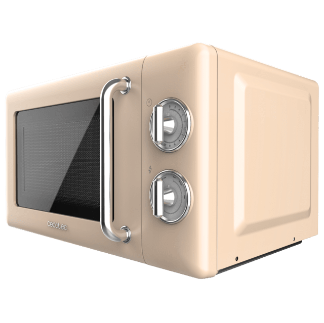 Microondas con grill Cecotec proclean 5110 retro beige 700w 20l
