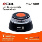 Luz baliza de emergencia para coche Ebox V16 IoT EB2503/ Homologada/ Base Imantada/ Geolocalizable/ Funciona a Pilas/ Incluye Funda - PixelPlaza
