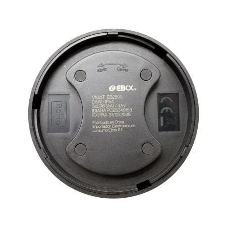 Luz baliza de emergencia para coche Ebox V16 IoT EB2503/ Homologada/ Base Imantada/ Geolocalizable/ Funciona a Pilas/ Incluye Funda - PixelPlaza