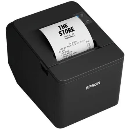 Impresora de Tickets Epson TM-T20IVEN/ Térmica/ Ancho papel 80mm/ USB-RS232-Ethernet/ Negra - PixelPlaza