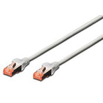 Cable red Ewent latiguillo RJ45 s ftp cat 6 Gris