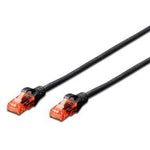 Cable red Ewent latiguillo RJ45 utp cat6 Negro #negro