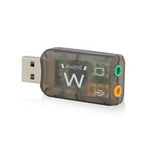 Adaptador de audio Ewent sonido virtual 3d 5.1 · USB 2.0