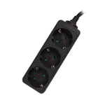 Regleta Ewent 3 tomas shucko y 1.5 metros de cable