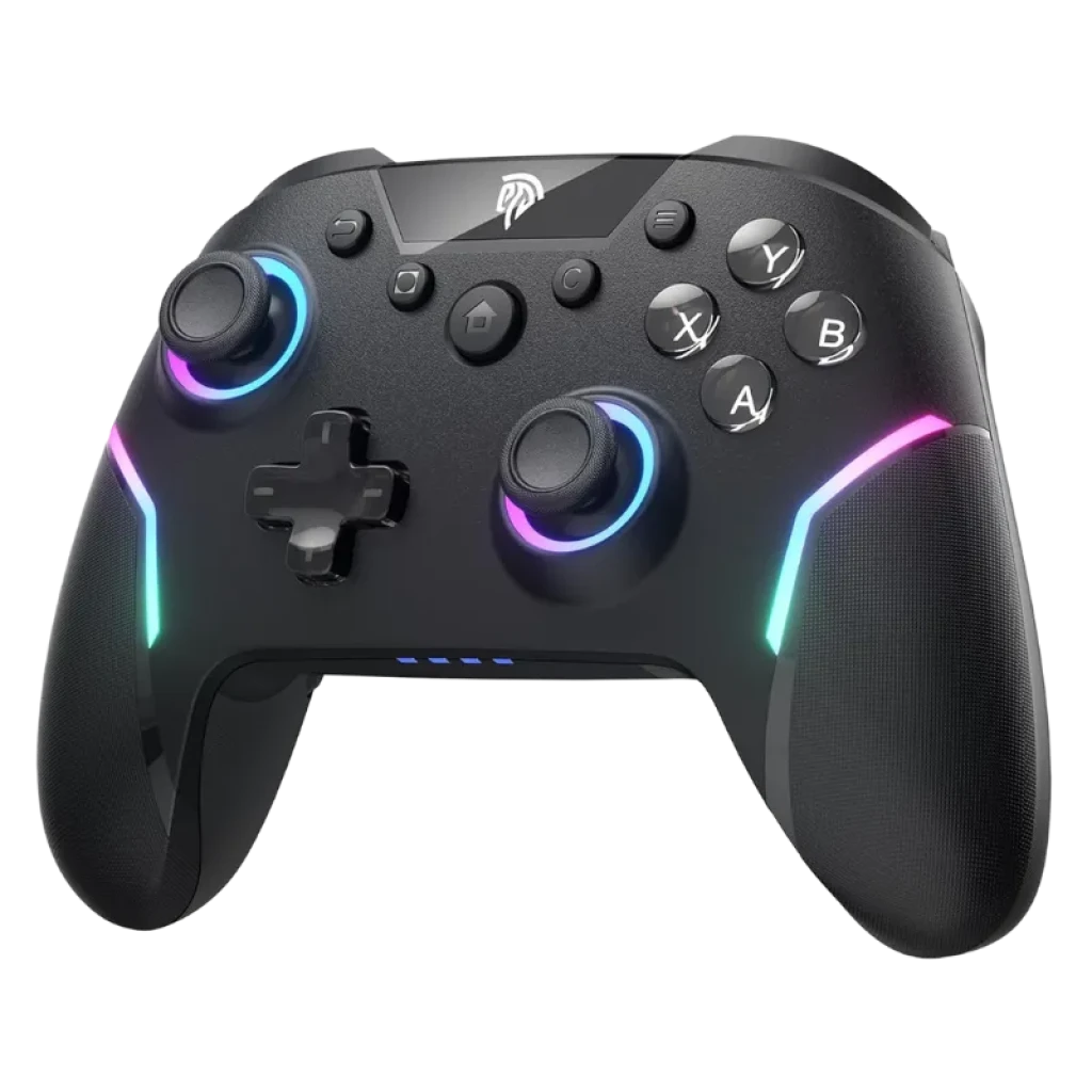 EasySMX X20 Negro - Gamepad con Botones Mecánicos para PC, Switch y Smartphone (Android e iOS)