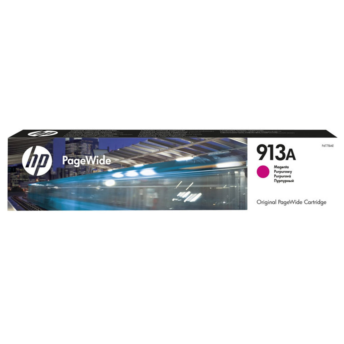 Cartucho tinta HP 913a f6t78ae magenta