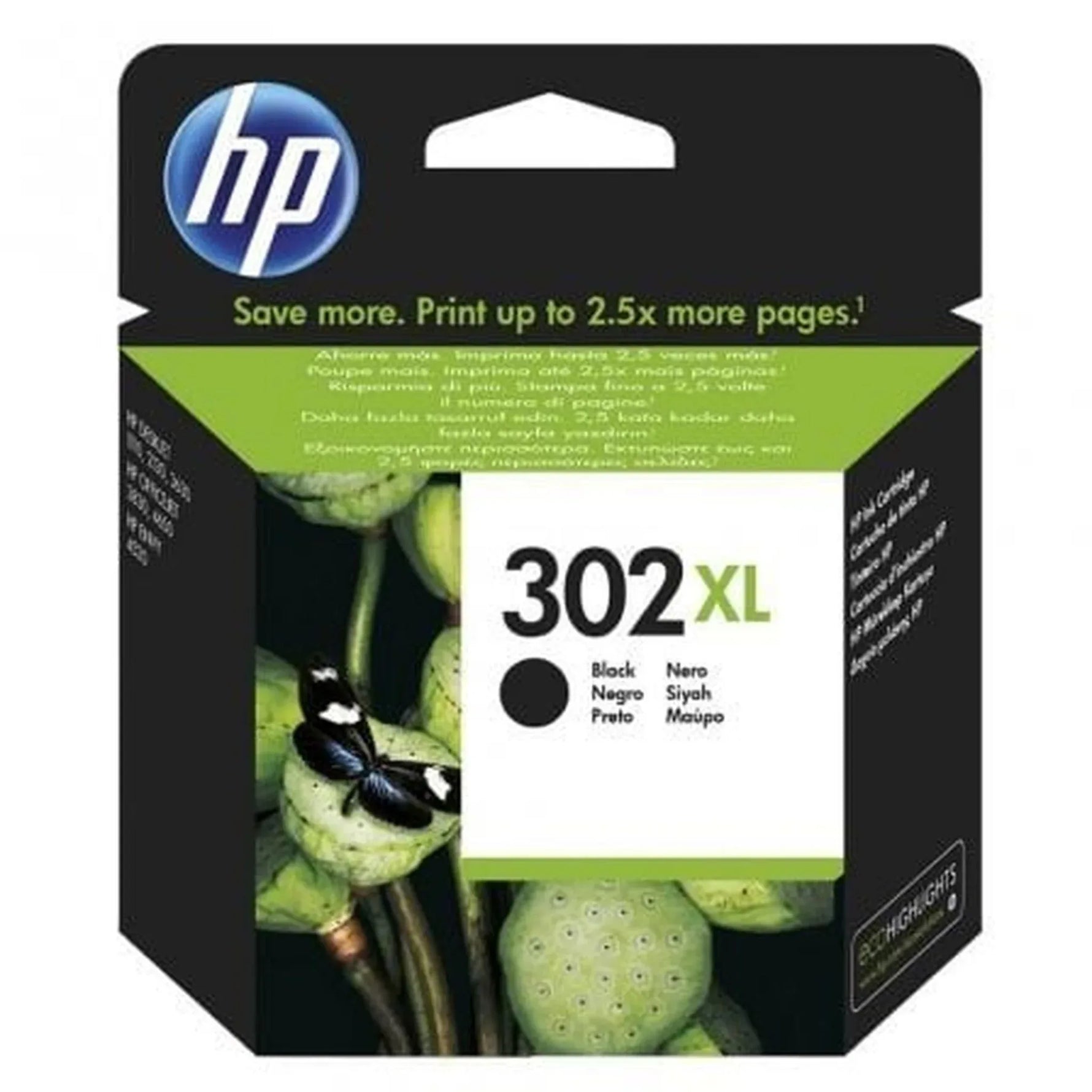 Cartucho de Tinta Original HP nş302 XL Alta Capacidad/ Negro - PixelPlaza
