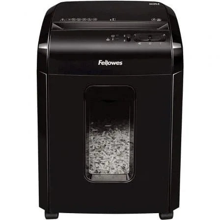 Destructora Fellowes 10M/ Corte en Partículas de 2 x 12mm/ Negra - PixelPlaza