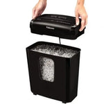 Destructora Fellowes 6M/ Minicorte de 4 x 12mm/ Negra - PixelPlaza
