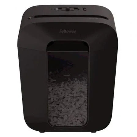 Destructora Fellowes LX45/ Corte en Partículas de 4 x 37mm/ Negra - PixelPlaza