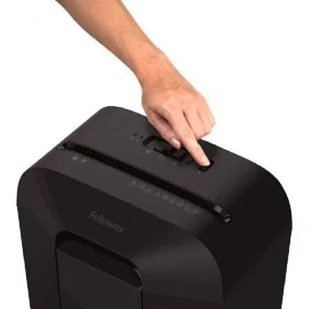 Destructora Fellowes LX45/ Corte en Partículas de 4 x 37mm/ Negra - PixelPlaza