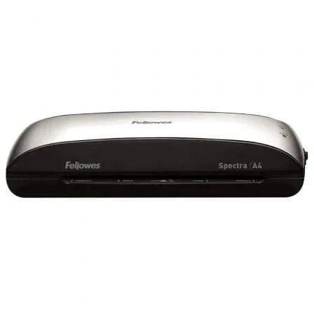 Plastificadora Fellowes Spectra A4/ hasta A4 y 125 Micras/ Negra y Gris - PixelPlaza