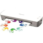 Plastificadora Fellowes Ion A4 4560001/ hasta A4 y 80-125 Micras/ Blanca y Gris - PixelPlaza
