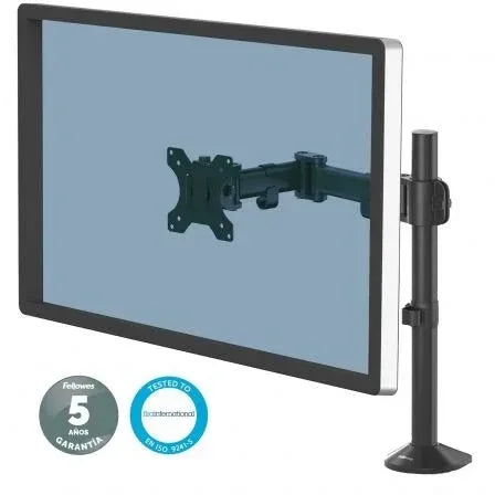 Soporte de Mesa para Monitor Fellowes 8502501/ Giratorio/ Inclinable/ hasta 8kg - PixelPlaza