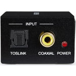 Convertidor de Audio Fonestar FO-37DA/ Entrada Toslink y RCA/ Salida 2x RCA