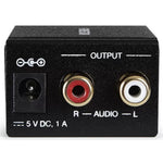 Convertidor de Audio Fonestar FO-37DA/ Entrada Toslink y RCA/ Salida 2x RCA