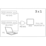 Splitter HDMI 3 en 1 Fonestar FO-513/ 3xHDMI - PixelPlaza