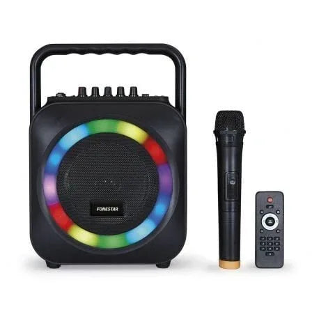 Altavoz Portable con Bluetooth Fonestar BOX-35LED/ 35W/ 1.0 - PixelPlaza