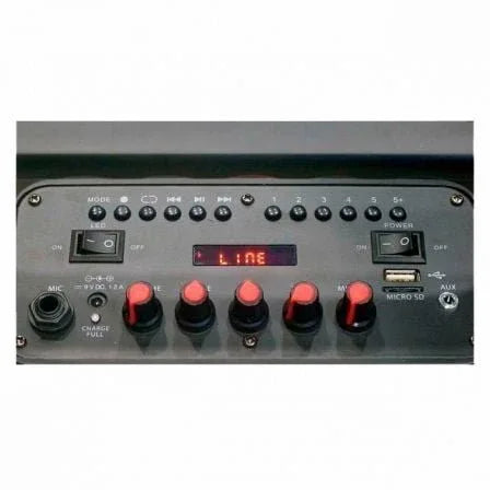 Altavoz Portable con Bluetooth Fonestar BOX-35LED/ 35W/ 1.0 - PixelPlaza