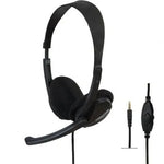Auriculares Fonestar HOME-35 con Micrófono/ Jack 3.5/ Negros - PixelPlaza