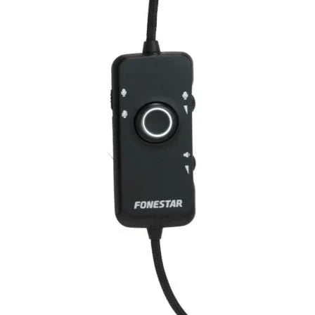 Auriculares Gaming con Micrófono Fonestar WIN-U/ USB/ Negros - PixelPlaza