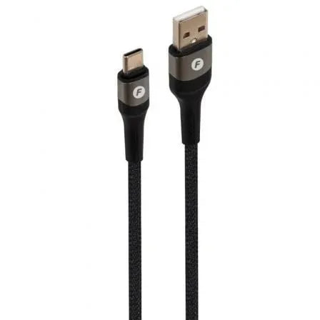 Cable USB 2.0 Tipo-C Fonestar USB-CA/ USB Tipo-C Macho - USB Macho/ 480Mbps/ 1m/ Negro - PixelPlaza
