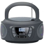 Radio CD Fonestar BOOM-ONE-G/ 13W/ con Cable/ a Pilas/ Gris - PixelPlaza