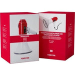 Megáfono con sirena Fonestar MF-114SU/ 25W/ USB/ SD/ a Pilas/ a 12V CC - PixelPlaza