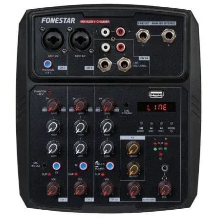 Mesa de Mezclas Fonestar MIX-4LIVE - PixelPlaza