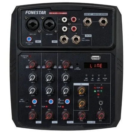 Mesa de Mezclas Fonestar MIX-4LIVE - PixelPlaza