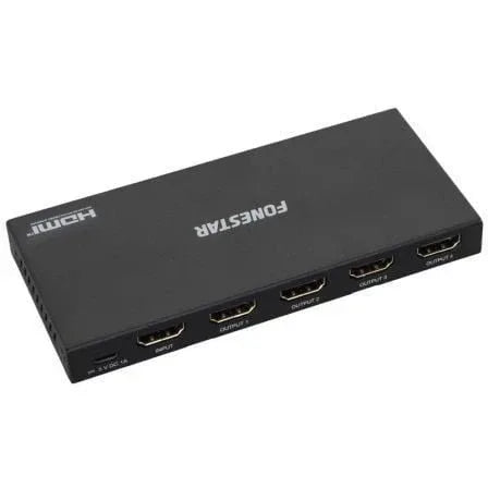 Duplicador Fonestar FO-22S4ED/ 4xHDMI Hembra - HDMI Macho - PixelPlaza
