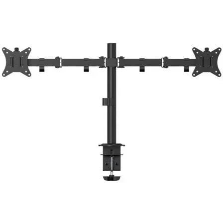 Soporte de Mesa para 2 Monitores Fonestar SMM-112BA/ Giratorio/ Inclinable/ hasta 9kg - PixelPlaza